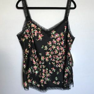 NWT silk floral cami x Nine West